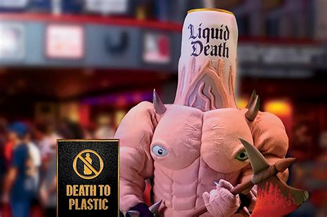 Liquid death mascot